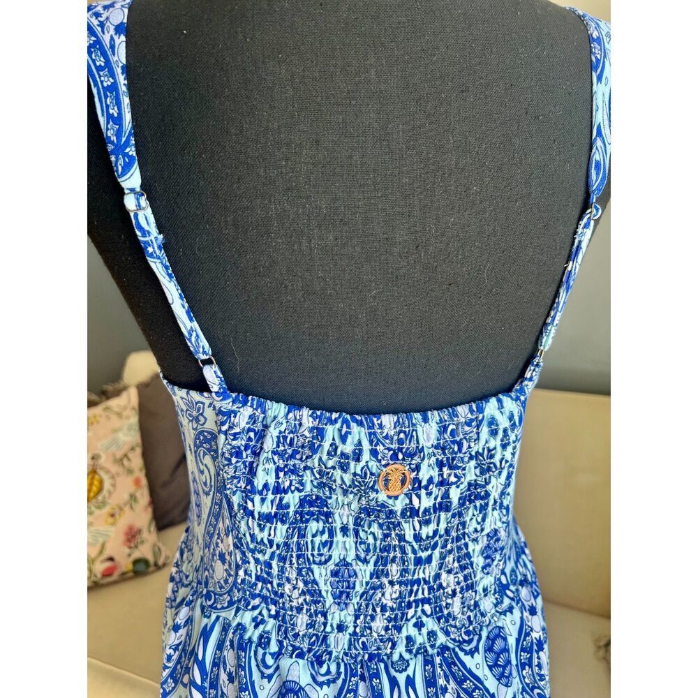 Simply Southern Blue Nautical Print Sundress - Size Small - Picture 5 of 7